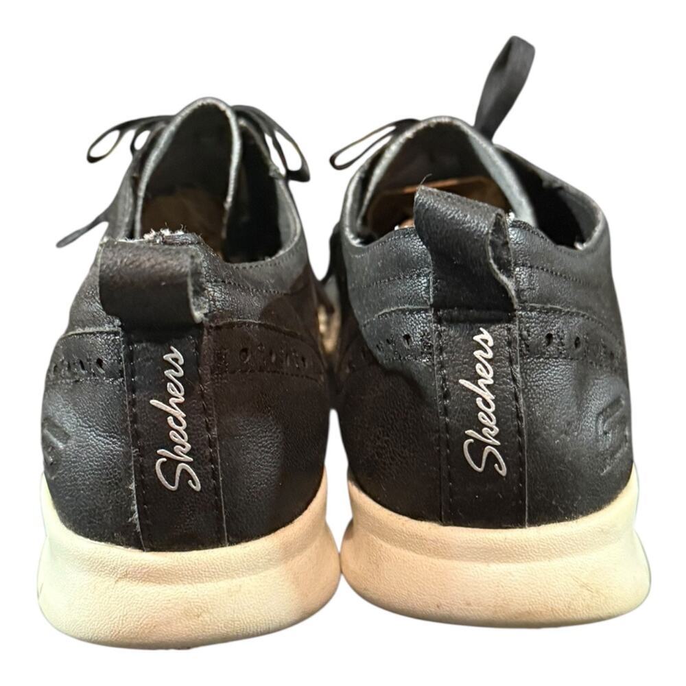 Skechers Shoes Women’s Size 8 Wave Lite Dearest Darling Wingtip Oxford Black - Picture 6 of 9